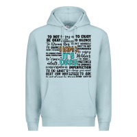 Blue Mist mama it s okay Premium Hoodie - Artiststas