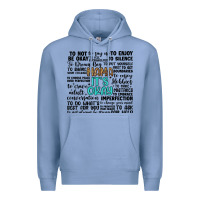 Colony Blue mama it s okay Premium Hoodie - Artiststas