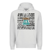 Dove Grey mama it s okay Premium Hoodie - Artiststas