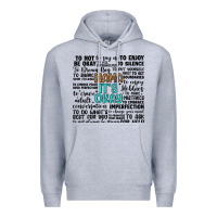 Heather Grey mama it s okay Premium Hoodie - Artiststas