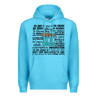 Ocean Blue mama it s okay Premium Hoodie - Artiststas