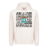 Pale Pink mama it s okay Premium Hoodie - Artiststas
