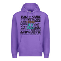 Purple mama it s okay Premium Hoodie - Artiststas