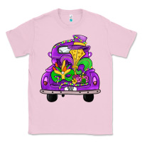 Bubblegum Pink farm truck, mardi gras Classic Tee - JahusDesignShop