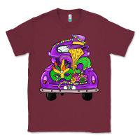 Burgundy farm truck, mardi gras Classic Tee - JahusDesignShop