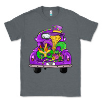 Charcoal Heather farm truck, mardi gras Classic Tee - JahusDesignShop