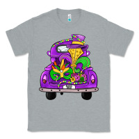 Heather Grey farm truck, mardi gras Classic Tee - JahusDesignShop
