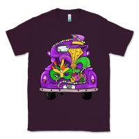 Plum farm truck, mardi gras Classic Tee - JahusDesignShop
