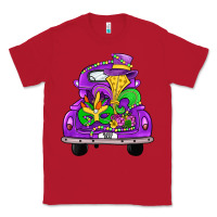 Red farm truck, mardi gras Classic Tee - JahusDesignShop