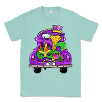 Seafoam farm truck, mardi gras Classic Tee - JahusDesignShop