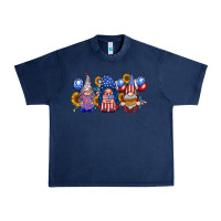 Navy america gnomes Urban Heavy Tee - RacoonDesign