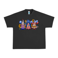 Pigment Black america gnomes Urban Heavy Tee - RacoonDesign