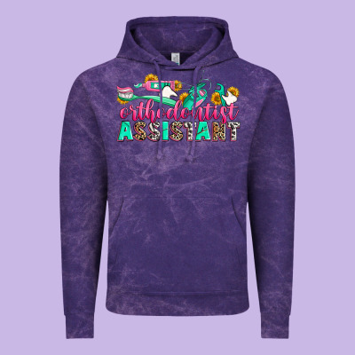 Orthodontist Assistant Vintage Hoodie Designed By Zillion Design Studio
