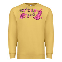 Antique Gold lets go girls Premium Sweatshirt - NancyCooperArtShop