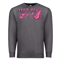 Charcoal Heather lets go girls Premium Sweatshirt - NancyCooperArtShop