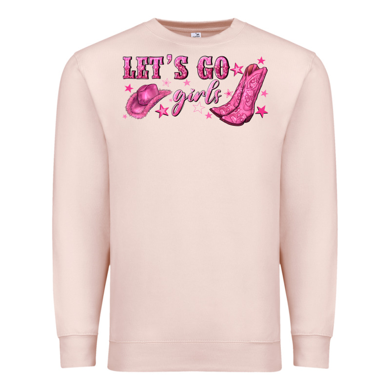 Lets Go Girls Premium Sweatshirt by NancyCooperArtShop | Teevron