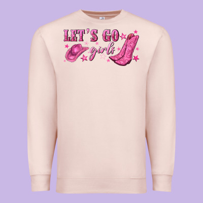 Lets Go Girls Premium Sweatshirt Designed By Nancycooperartshop