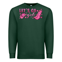 Sports Green lets go girls Premium Sweatshirt - NancyCooperArtShop