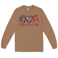 Toasted Coconut peace love cure Long Sleeve Tee - JahusDesignShop