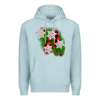 Blue Mist christmas patch Premium Hoodie - AdoDesignShop