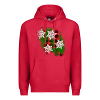Cardinal christmas patch Premium Hoodie - AdoDesignShop