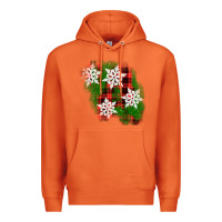 Carrot christmas patch Premium Hoodie - AdoDesignShop