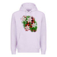 Lilac christmas patch Premium Hoodie - AdoDesignShop