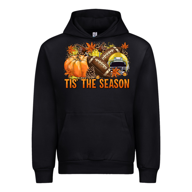 Tis' The Season Football Yellow Helmet Urban Hoodie by NancyCooperArtShop | Teevron
