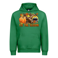 Emerald Tis' the season Football yellow helmet Urban Hoodie - NancyCooperArtShop