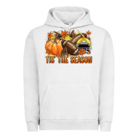 Pigment Lunar Rock Tis' the season Football yellow helmet Urban Hoodie - NancyCooperArtShop