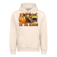 Sandshell Tis' the season Football yellow helmet Urban Hoodie - NancyCooperArtShop