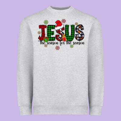 Jesus The Season For The Season Heavyweight Sweatshirt Designed By Cowhidedigitalart