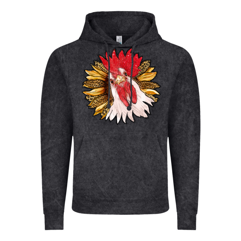 Sunflower With Rooster Vintage Hoodie by RanaPortraitStore | Teevron