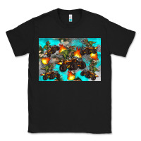 Black Dinosaur monster truck Classic Tee - Artiststas