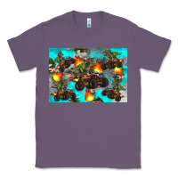 Lavender Dinosaur monster truck Classic Tee - Artiststas