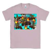 Lilac Dinosaur monster truck Classic Tee - Artiststas