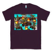 Plum Dinosaur monster truck Classic Tee - Artiststas
