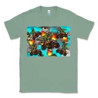Sage Dinosaur monster truck Classic Tee - Artiststas