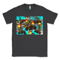 Smoke Dinosaur monster truck Classic Tee - Artiststas