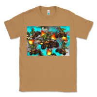 Toasted Coconut Dinosaur monster truck Classic Tee - Artiststas