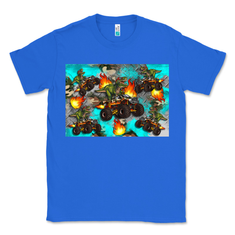 Dinosaur Monster Truck Classic Tee by Artiststas | Teevron