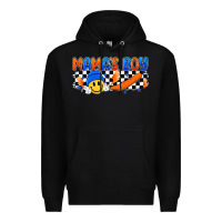 Black mama s boy Premium Hoodie - Artiststas