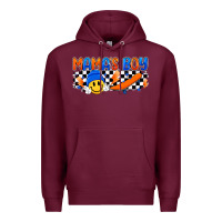 Burgundy mama s boy Premium Hoodie - Artiststas