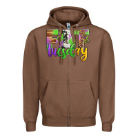 Chestnut fat tuesday mardi gras Zipper Hoodie - Jasminsmagicworld