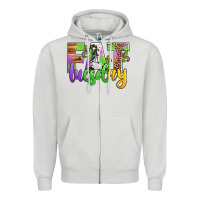 Dove Grey fat tuesday mardi gras Zipper Hoodie - Jasminsmagicworld