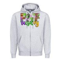 Heather Grey fat tuesday mardi gras Zipper Hoodie - Jasminsmagicworld