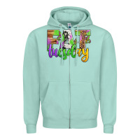 Seafoam fat tuesday mardi gras Zipper Hoodie - Jasminsmagicworld