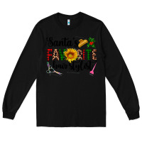 Black santa's favorite  hair stylist Long Sleeve Tee - AdoDesignShop