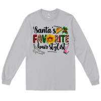 Moon Dust santa's favorite  hair stylist Long Sleeve Tee - AdoDesignShop