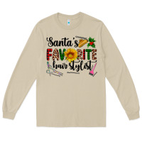 Mushroom santa's favorite  hair stylist Long Sleeve Tee - AdoDesignShop
